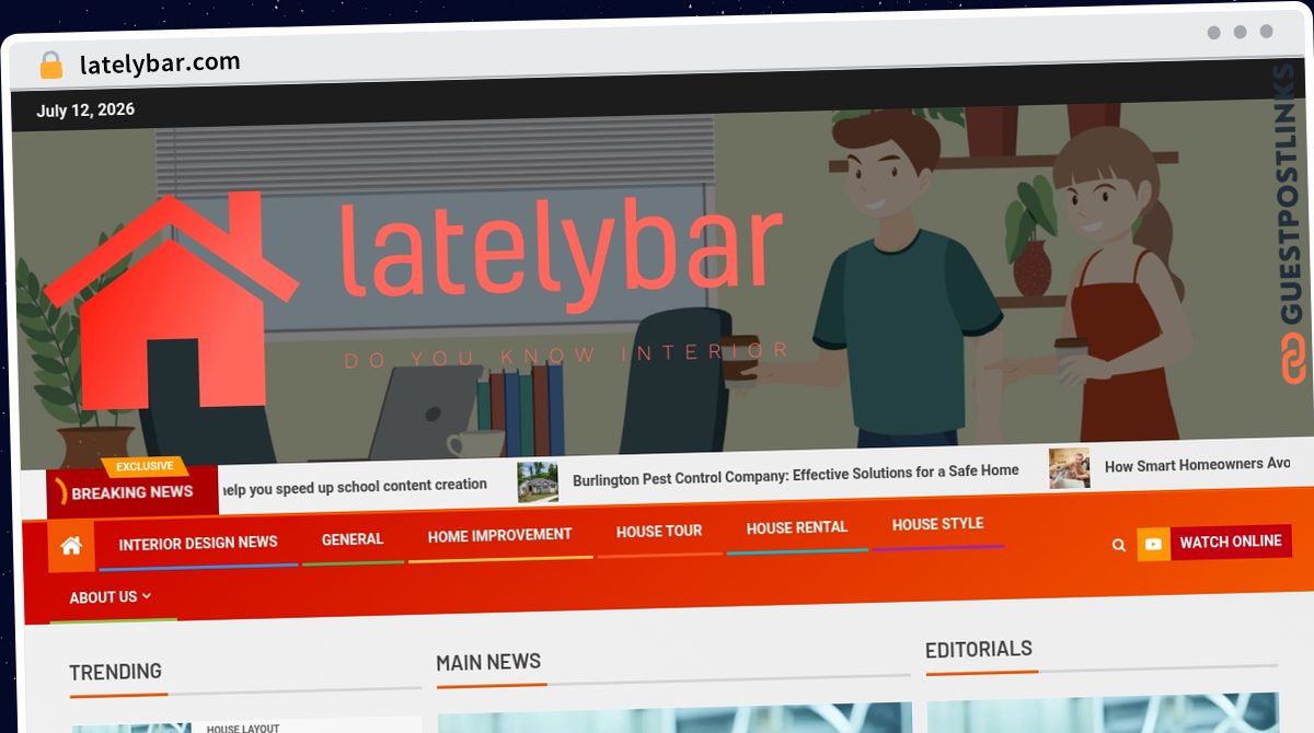 Publish Guest Post on latelybar.com