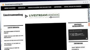 Publish Guest Post on livestreamvandaag.be
