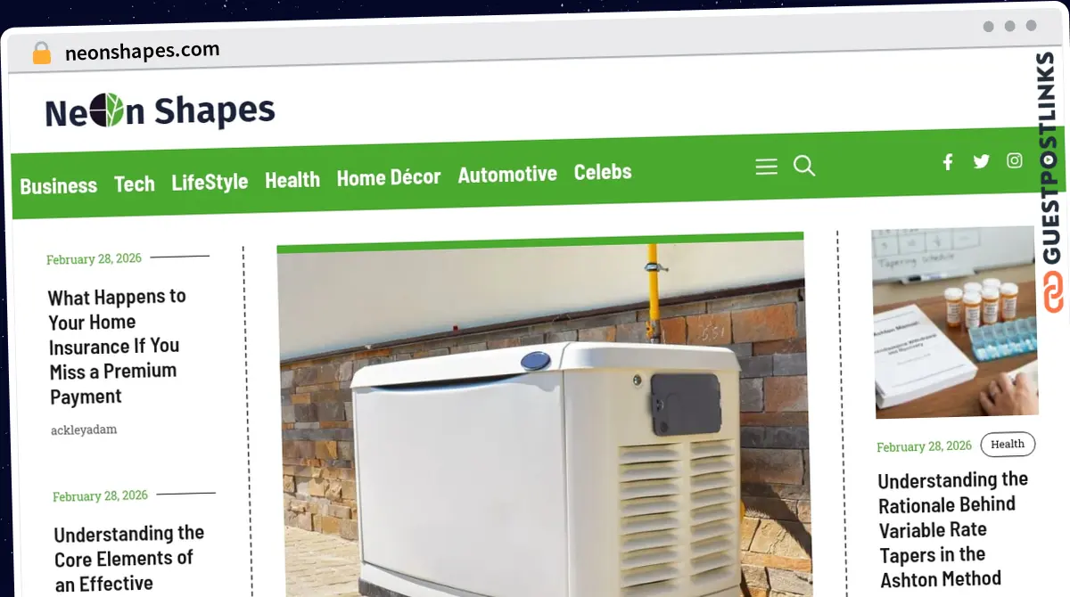 Publish Guest Post on neonshapes.com