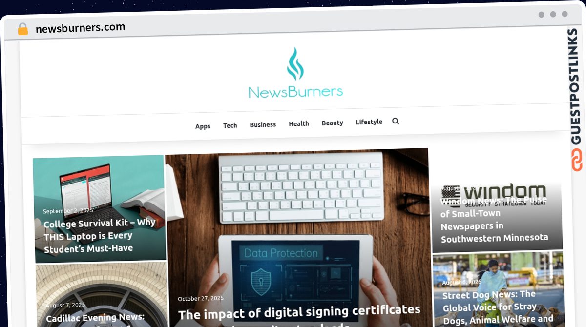 Publish Guest Post on newsburners.com