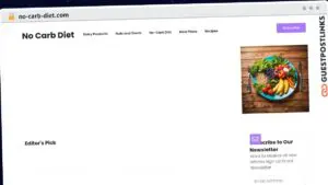 Publish Guest Post on no-carb-diet.com
