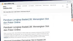 Publish Guest Post on npo-uniken.org