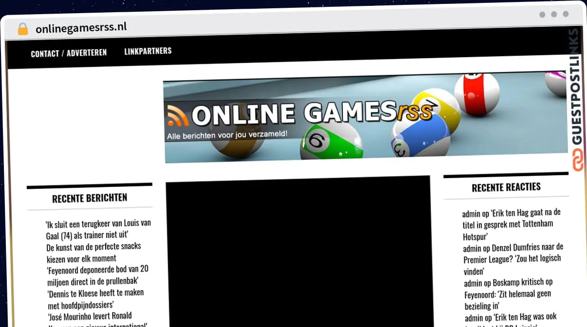 Publish Guest Post on onlinegamesrss.nl