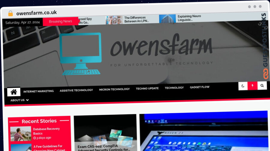 Publish Guest Post on owensfarm.co.uk