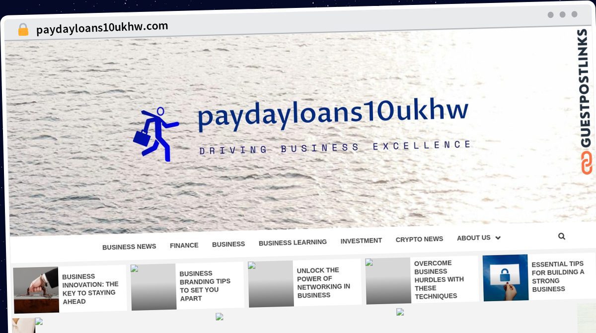 Publish Guest Post on paydayloans10ukhw.com