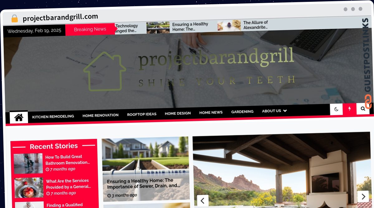 Publish Guest Post on projectbarandgrill.com