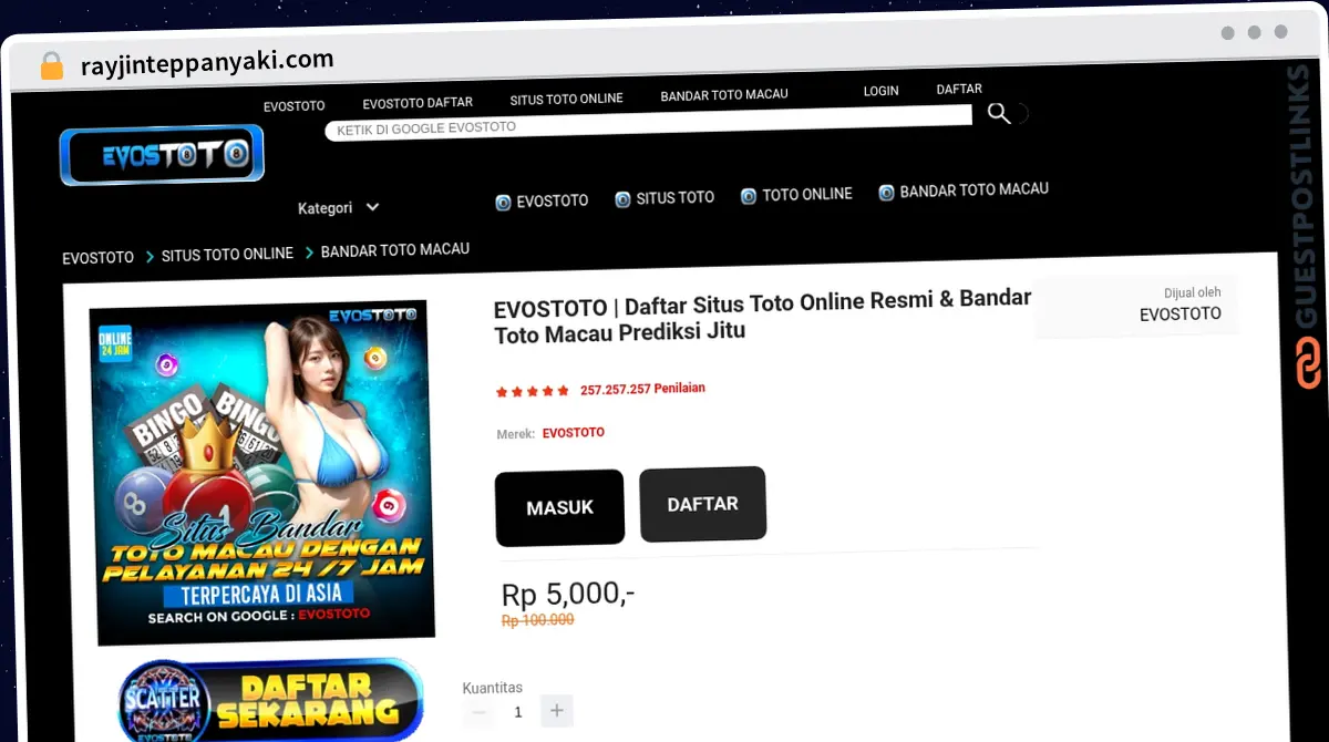 Publish Guest Post on rayjinteppanyaki.com