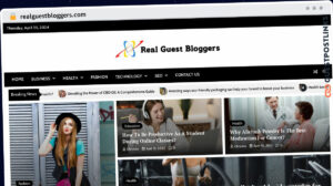 Publish Guest Post on realguestbloggers.com