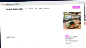 Publish Guest Post on saladseaweed.com