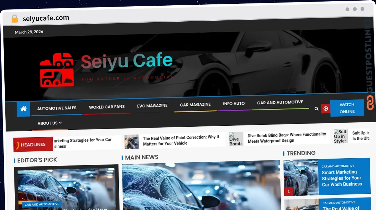 Publish Guest Post on seiyucafe.com