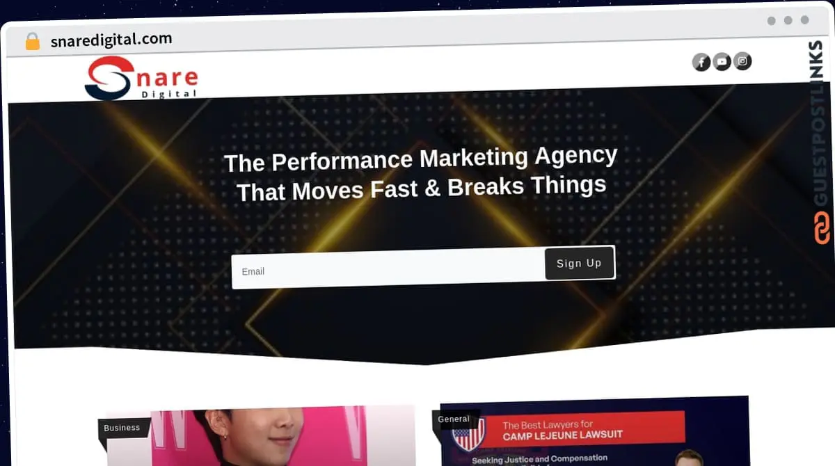 Publish Guest Post on snaredigital.com