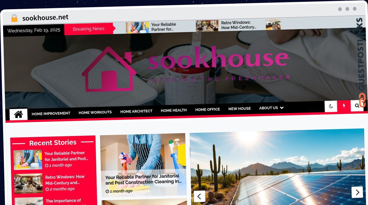 Publish Guest Post on sookhouse.net