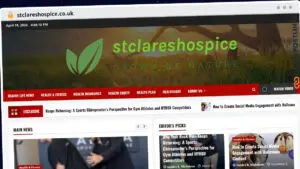 Publish Guest Post on stclareshospice.co.uk