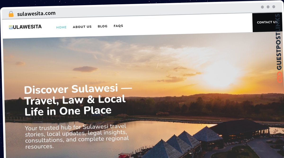 Publish Guest Post on sulawesita.com