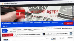 Publish Guest Post on sunsetvillagepr.com