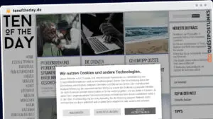 Publish Guest Post on tenoftheday.de