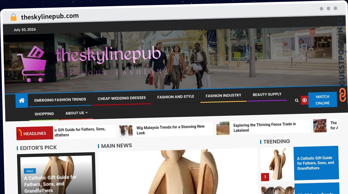 Publish Guest Post on theskylinepub.com