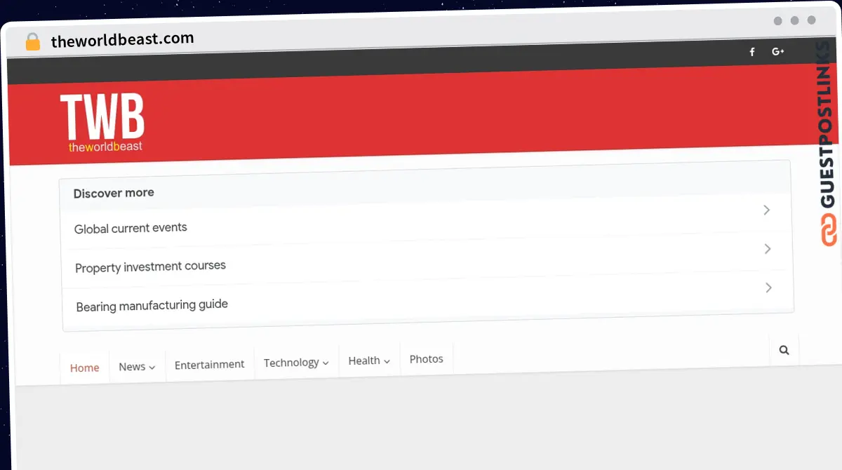 Publish Guest Post on theworldbeast.com