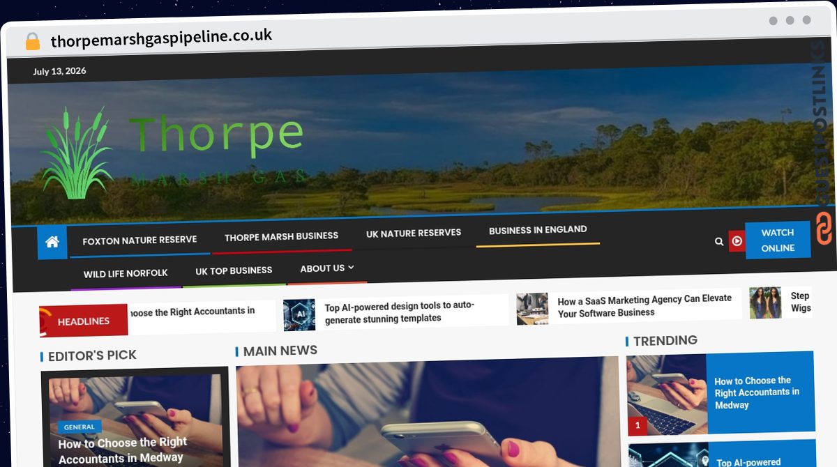 Publish Guest Post on thorpemarshgaspipeline.co.uk