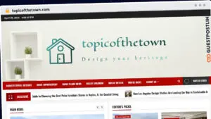 Publish Guest Post on topicofthetown.com