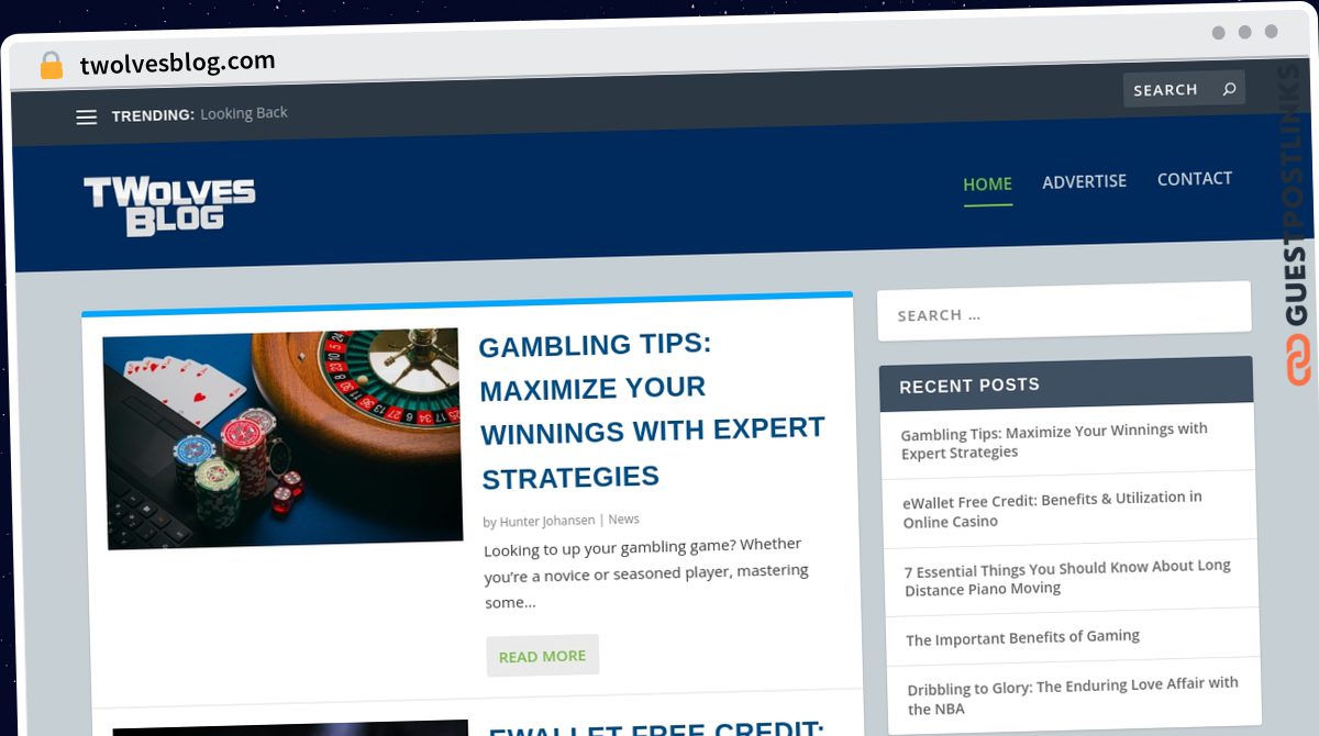 Publish Guest Post on twolvesblog.com