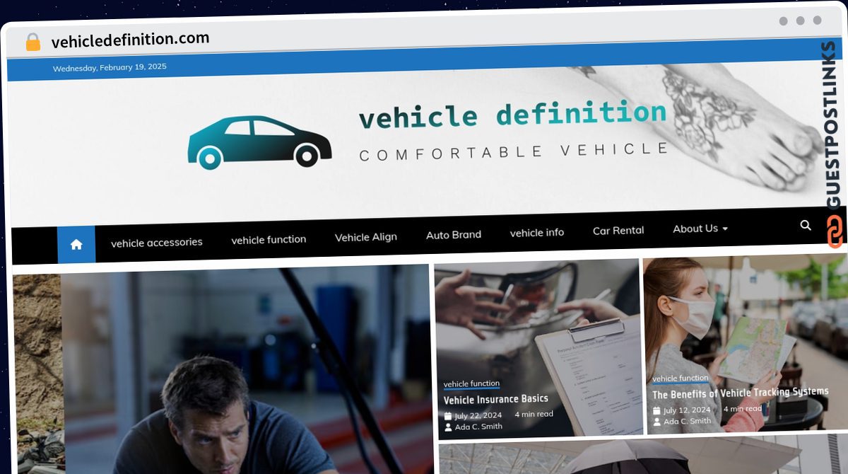 Publish Guest Post on vehicledefinition.com