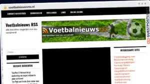 Publish Guest Post on voetbalnieuwsrss.nl