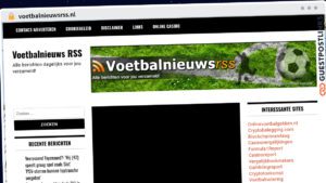 Publish Guest Post on voetbalnieuwsrss.nl