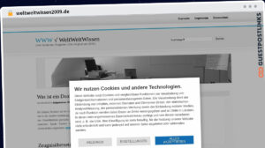 Publish Guest Post on weltweitwissen2009.de