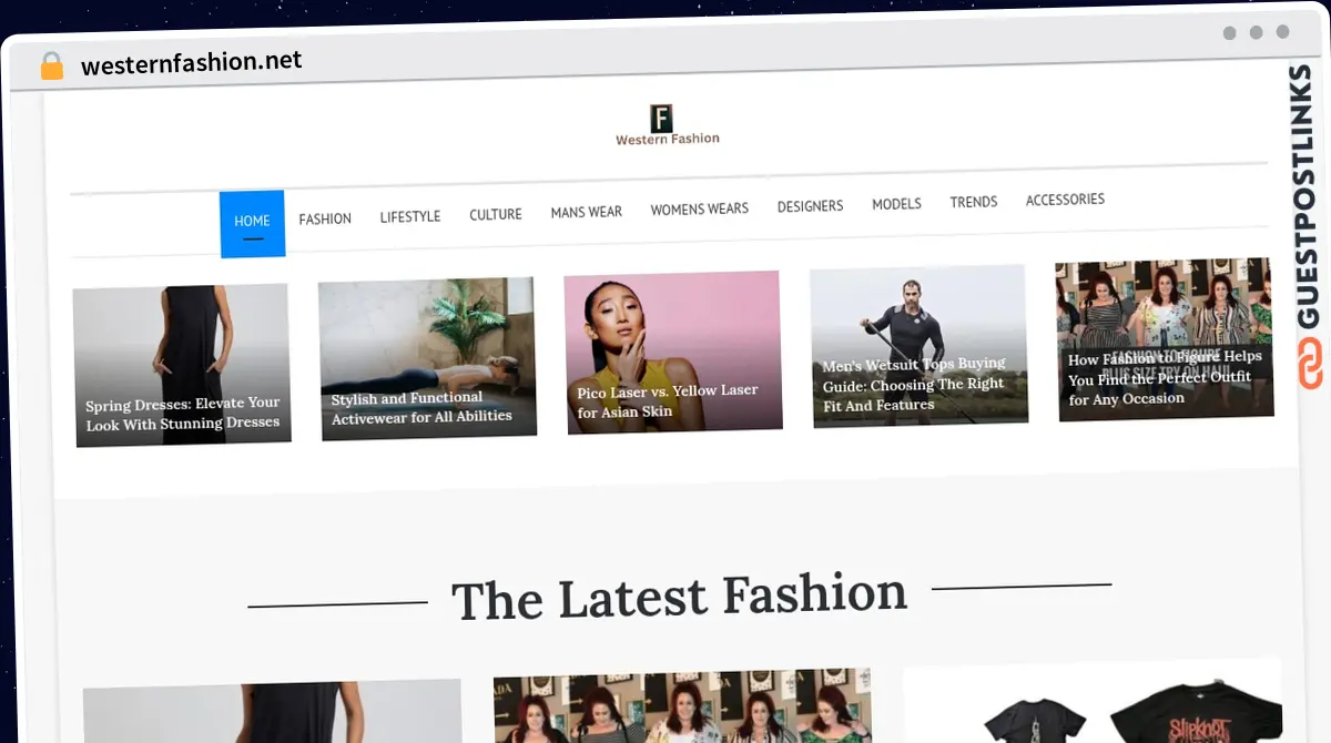 Publish Guest Post on westernfashion.net