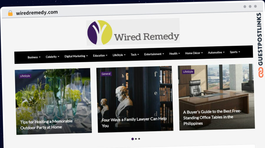 Publish Guest Post on wiredremedy.com