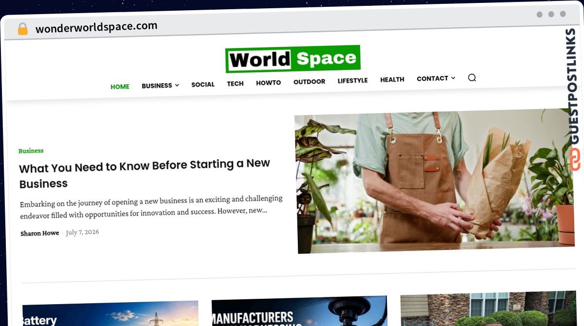 Publish Guest Post on wonderworldspace.com