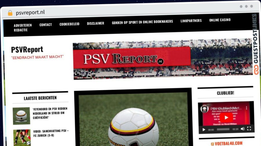 Publish Guest Post on psvreport.nl