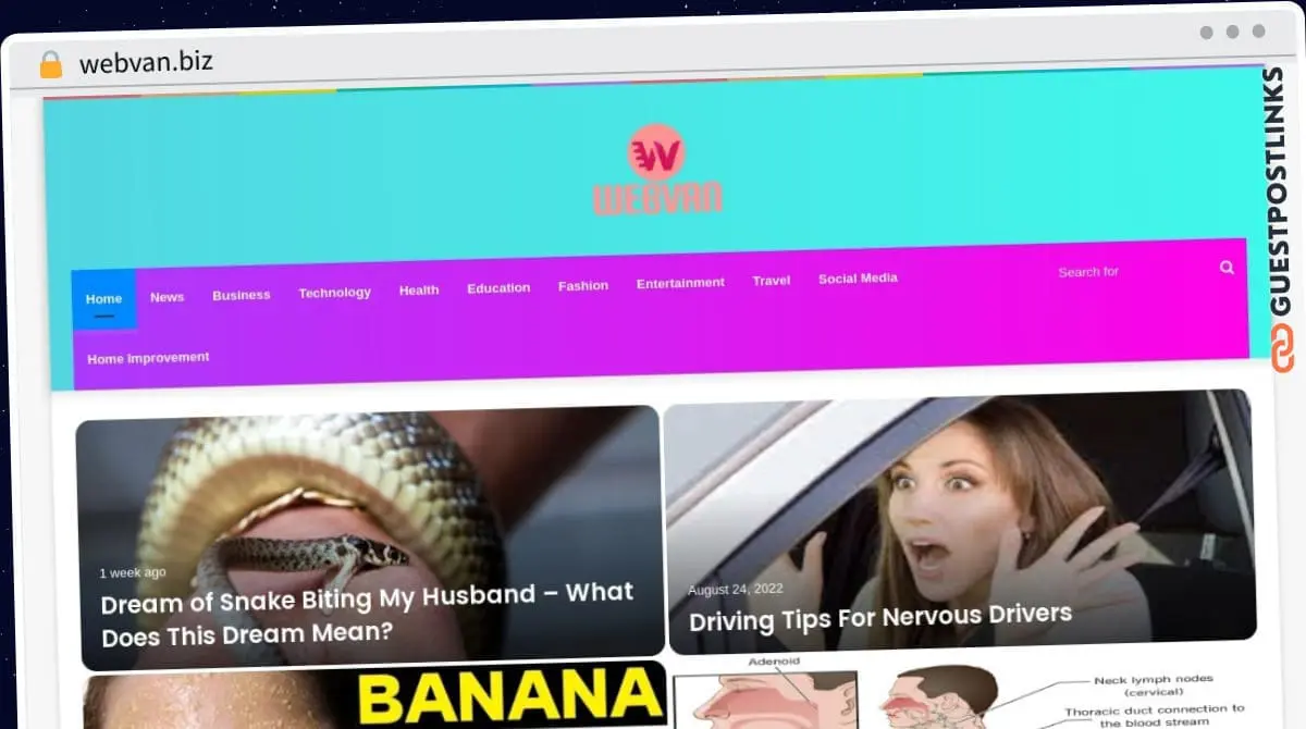 Publish Guest Post on webvan.biz