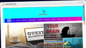 Publish Guest Post on weworld.club
