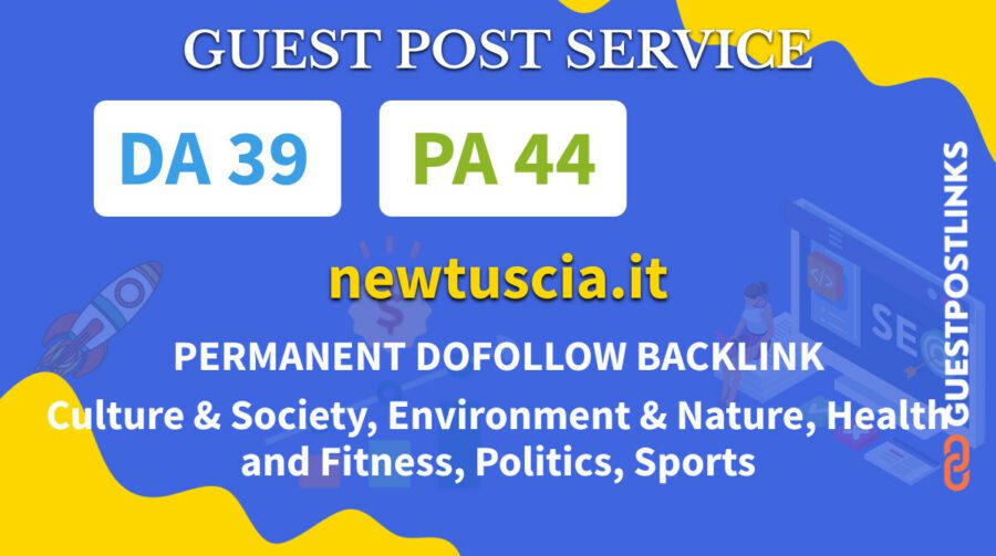 Buy Guest Post on newtuscia.it
