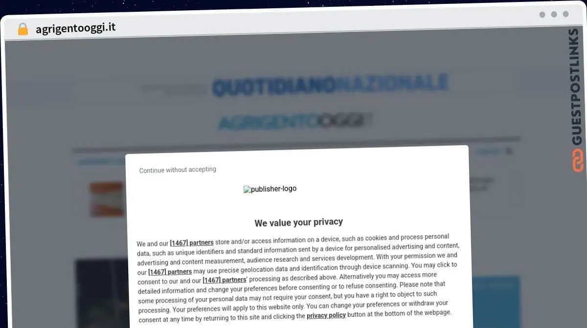 Publish Guest Post on agrigentooggi.it