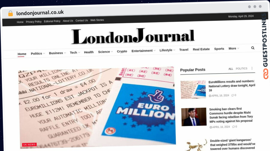 Publish Guest Post on londonjournal.co.uk