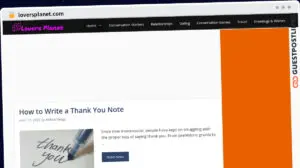 Publish Guest Post on loversplanet.com