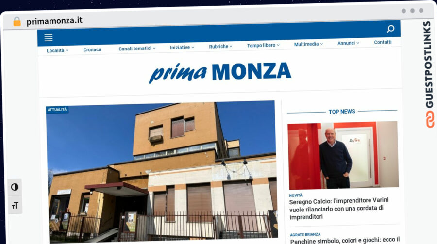 Publish Guest Post on primamonza.it
