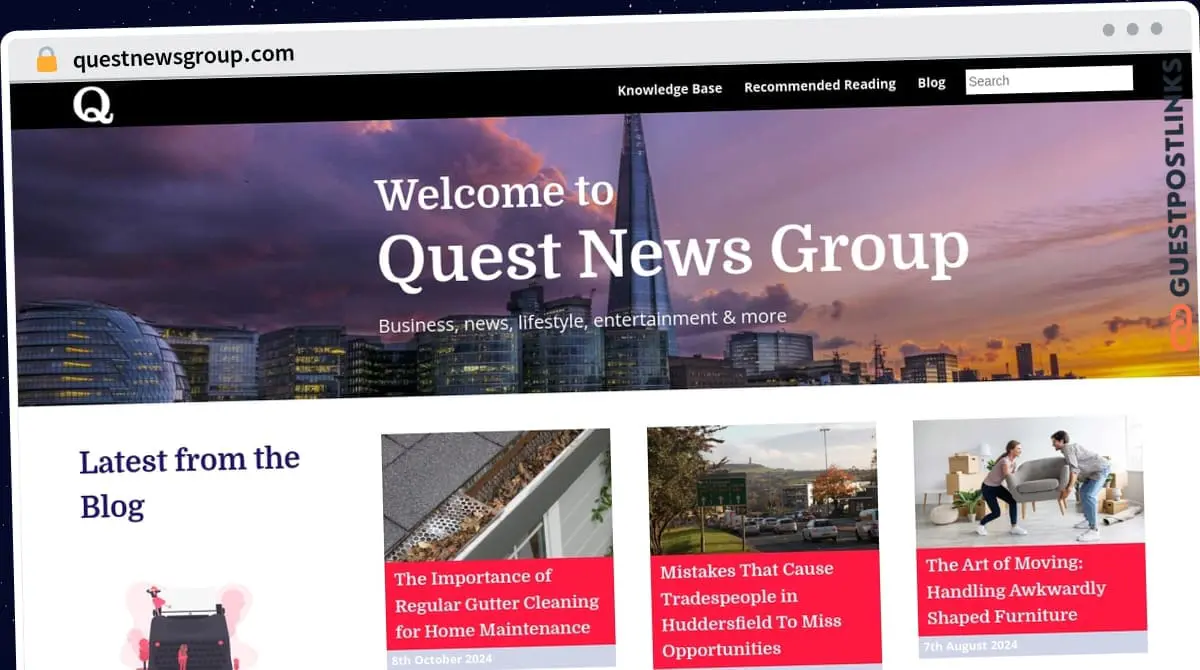 Publish Guest Post on questnewsgroup.com