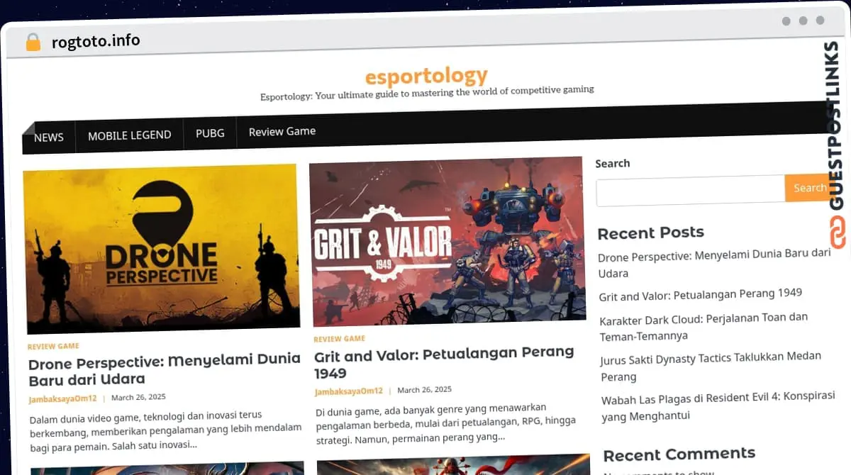 Publish Guest Post on rogtoto.info