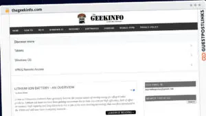 Publish Guest Post on thegeekinfo.com