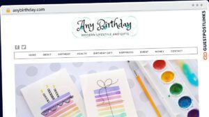 Publish Guest Post on anybirthday.com
