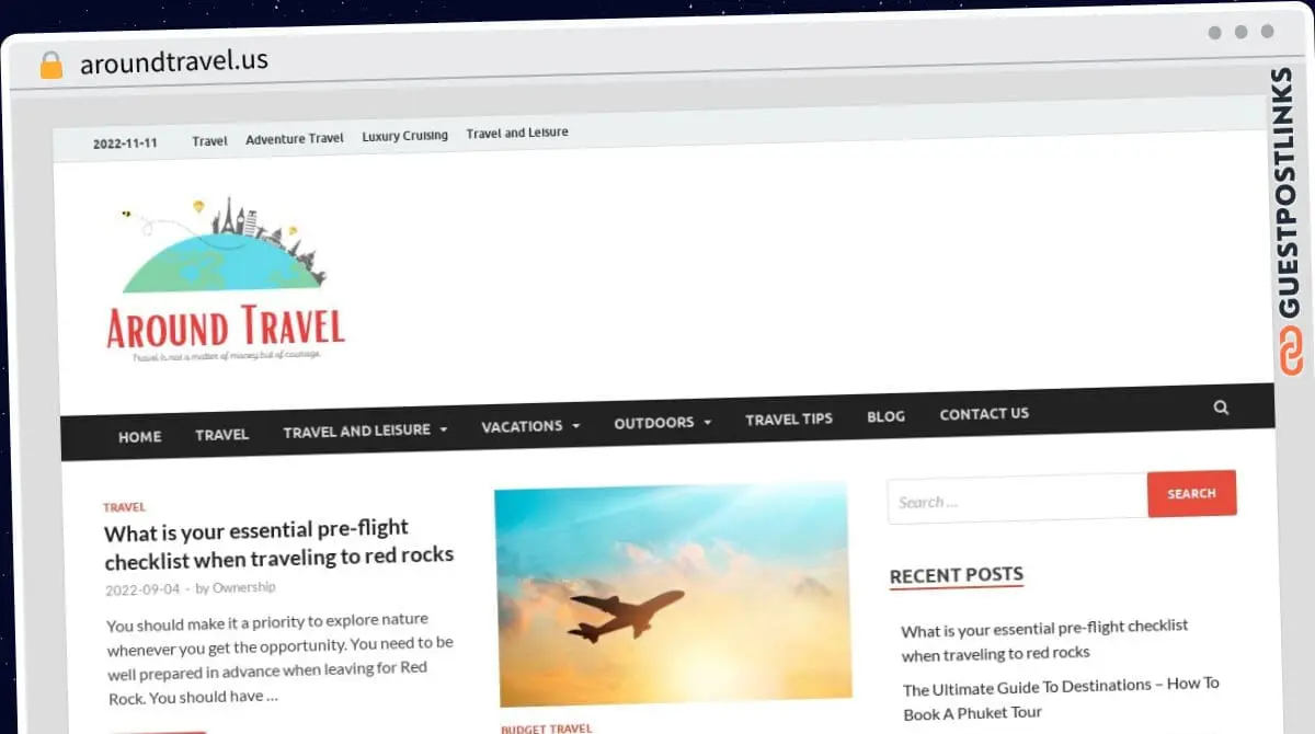 Publish Guest Post on aroundtravel.us