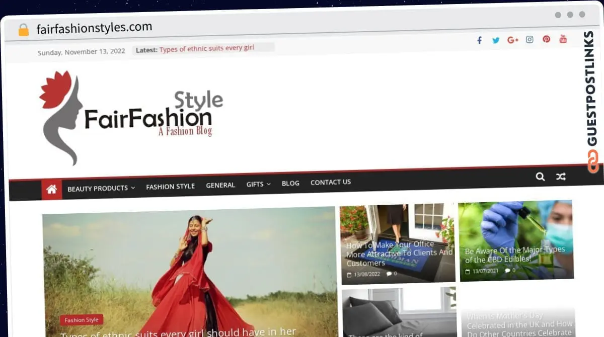 Publish Guest Post on fairfashionstyles.com