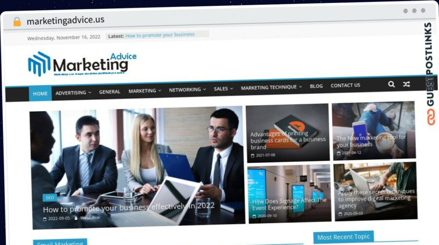 Publish Guest Post on marketingadvice.us