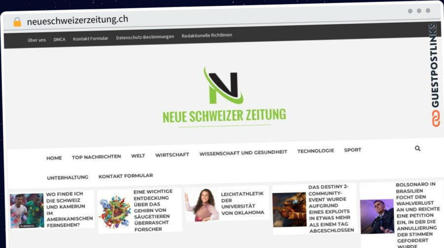 Publish Guest Post on neueschweizerzeitung.ch