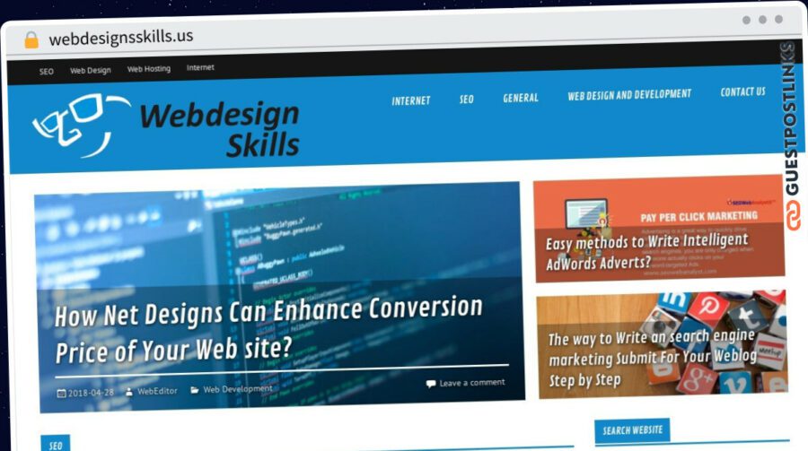 Publish Guest Post on webdesignsskills.us