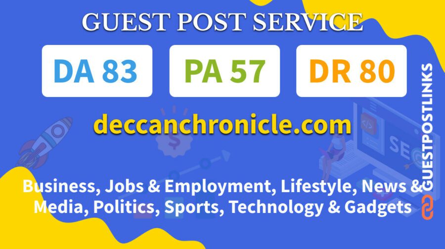 Buy Guest Post on deccanchronicle.com
